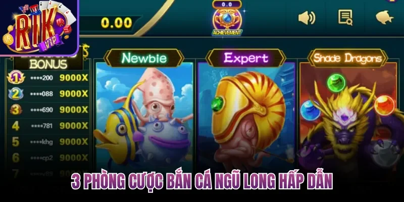 Bắn Cá Ngũ Long| Trải Nghiệm Game Đổi Thưởng 3D Độc Đáo 3 3 phòng cược Bắn Cá Ngũ Long hấp dẫn