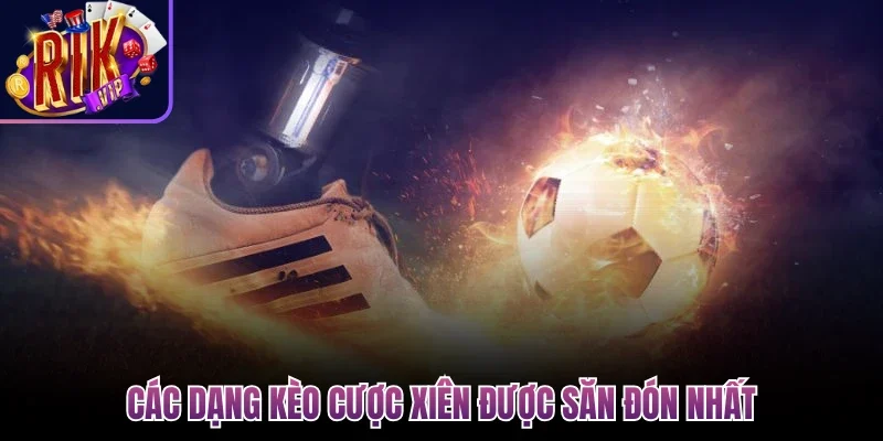 Các dạng kèo cược xiên được săn đón nhất